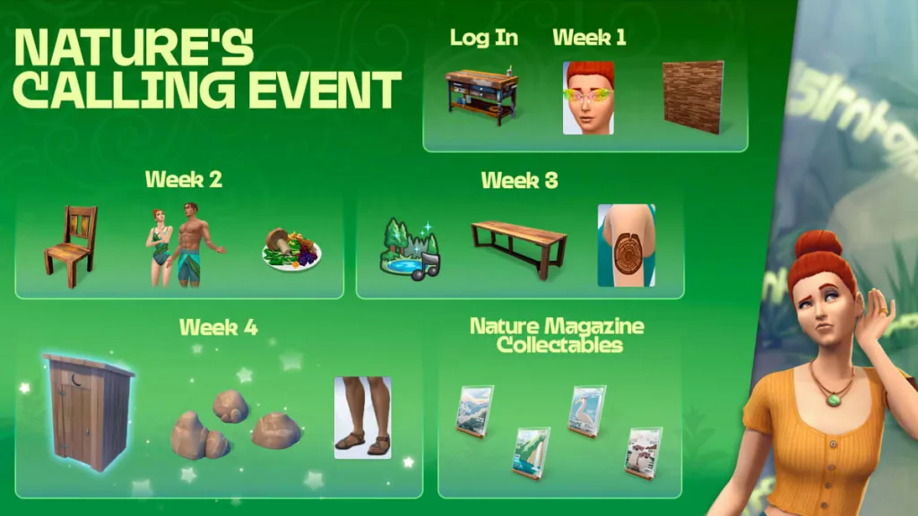 The Sims 4 Nature's Calling event