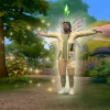 A picture of T-Pain as a fairy, mid-rotation and t-posing.