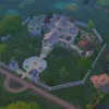 An overview of Puckitt Hall in Innis Green, in The Sims 4 Enchanted By Nature.