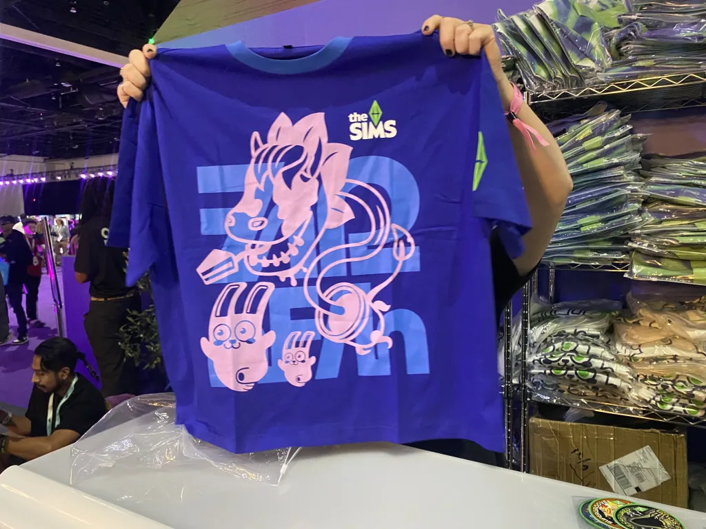 sims merch twitchcon