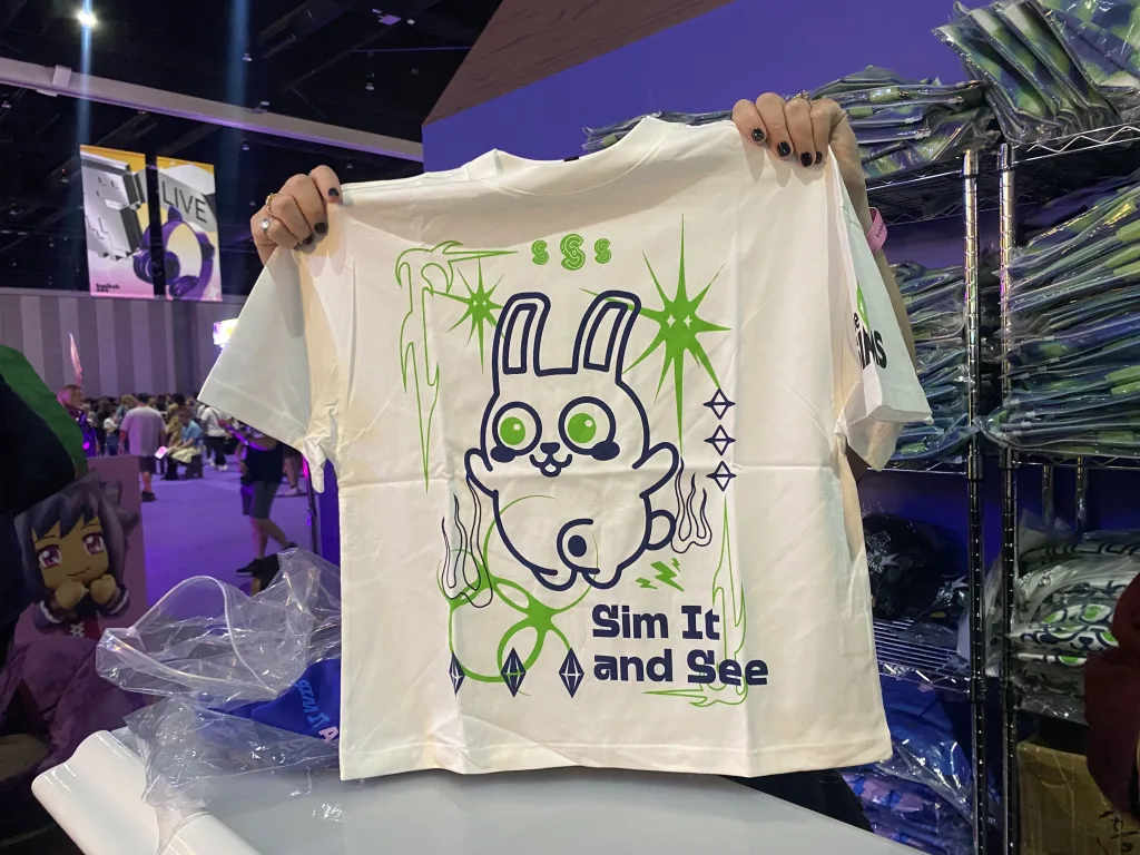 sims merch twitchcon