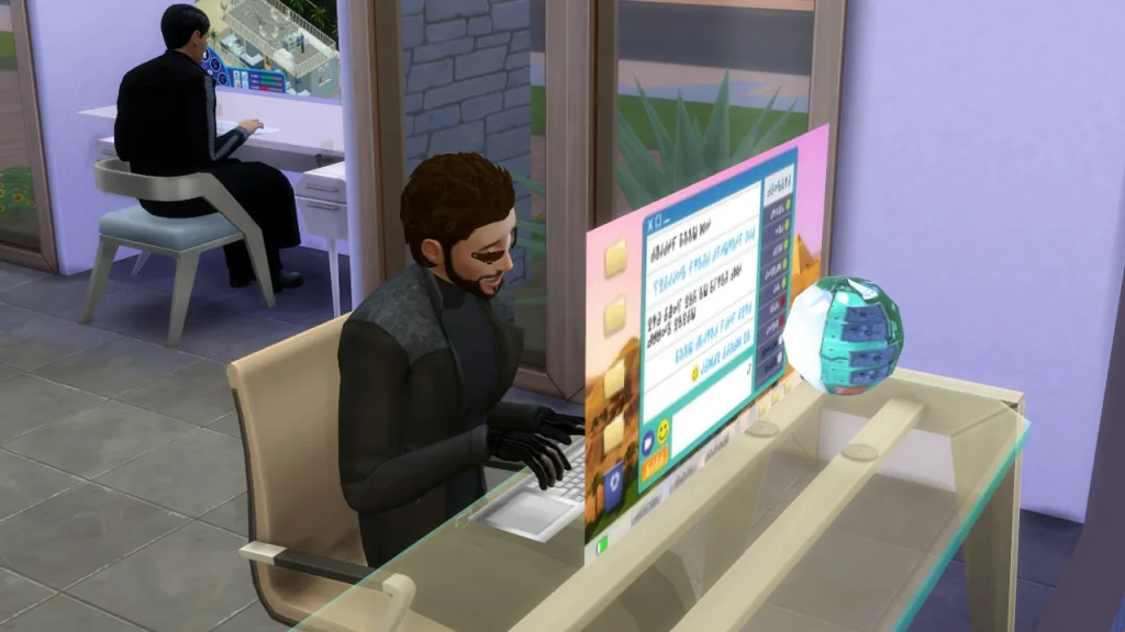 sims mod holographic computer