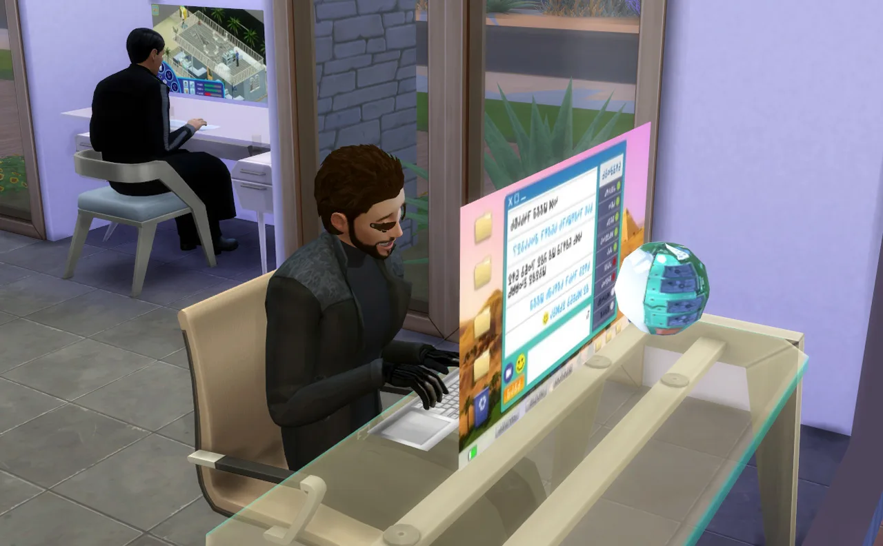 sims mod holographic computer