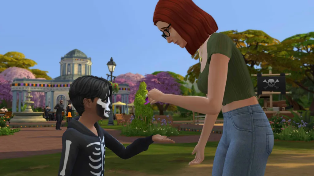 The Sims 4 Halloween mods - trick-or-treating