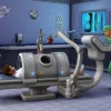 A doctor unsurely tries to operate an MRI machine with a concerned patient inside.